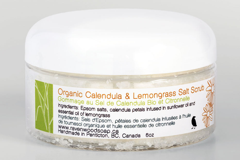 Organic Calendula & Lemongrass Salt Scrub