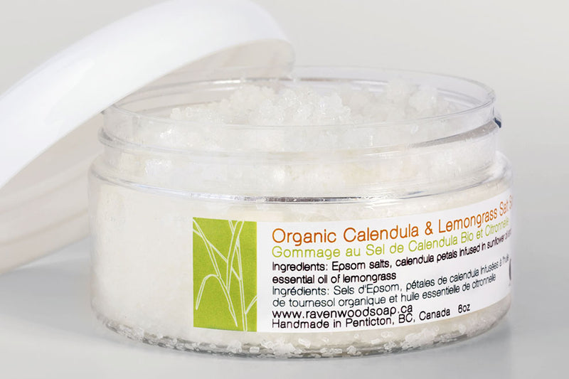 Organic Calendula & Lemongrass Salt Scrub